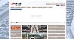 Desktop Screenshot of lbfoster-railproducts.com